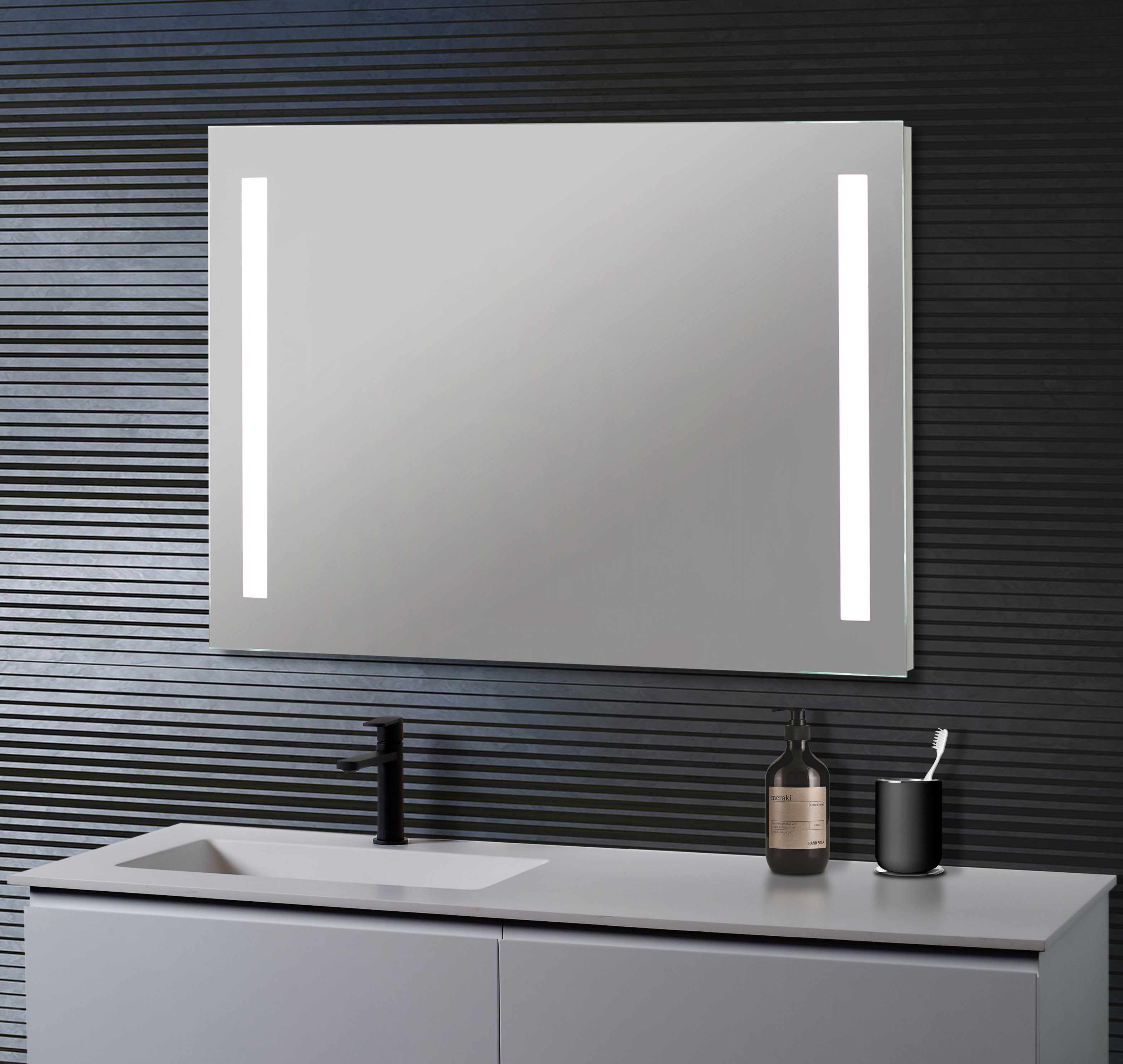 espejo de baño con luz led